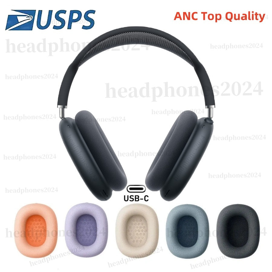 USA Stock delivery for Airpods max pro 2 3 4 Headband Headphone Accessories Transparent Solid Silicone Waterproof Protective case airpodspro max Hea