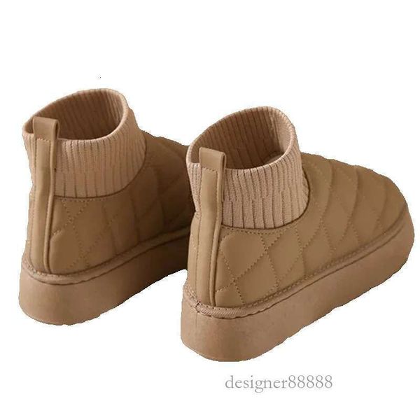 Snow Women&#039;s Veet Thickening 2024 New Fashion Short-tube Slip-on Warm Bread Cotton Shoes s Winter Boots htdk htr