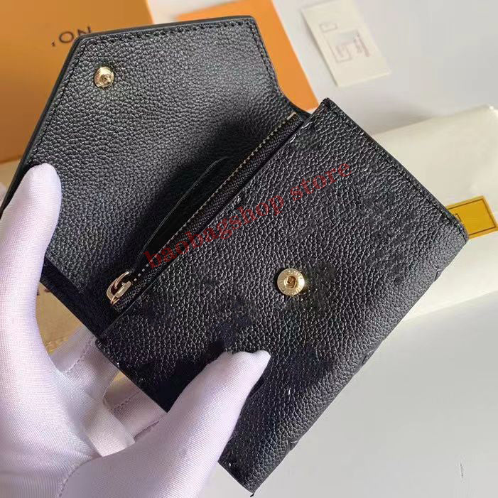 Fashion Luxurys Designers Wallets Purse Bag Flower design with letters Fashion Short Wallet Embossed Classic Card Holder Zippy Coin Purses Classic d