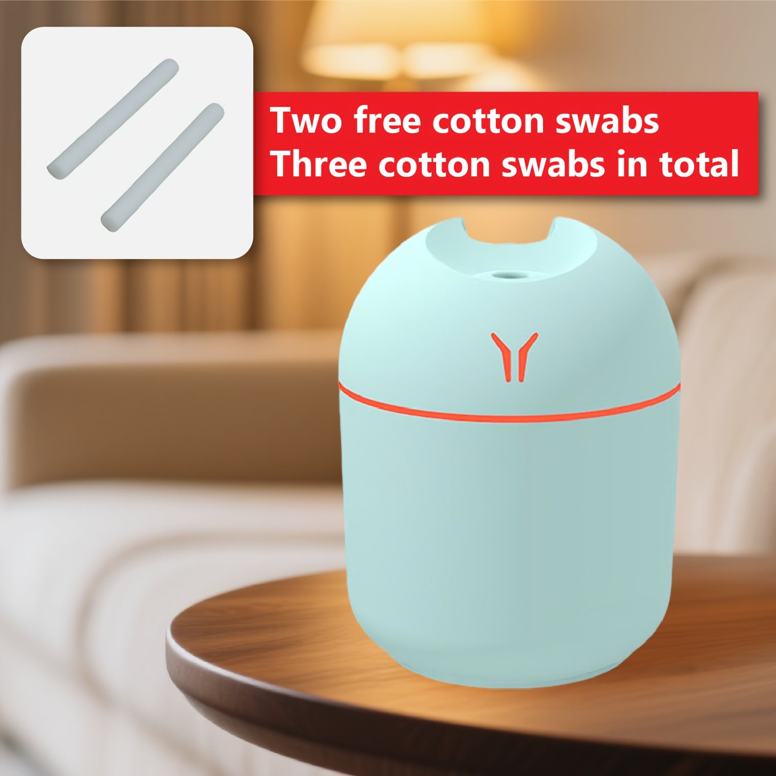 TEMU Aromatherapy And Humidifier With Cool Mist Night Light Usb Powered, White Cylindrical Design For , Healthy Plants, And Relaxing Ambiance In