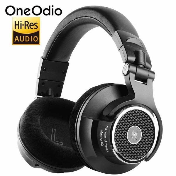 Headset Oneodio Monitor 80 Professional Studio Headphones Open Back 250 Over Ear Audiophile Wired Headphones With Hi-Res Audio Z241019