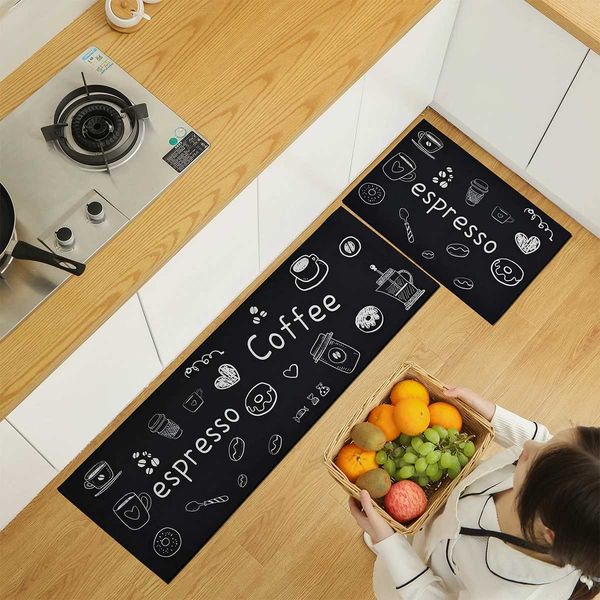 Kitchen Long Floor Mat Absorbs Water Oil Resistant for Household Use Dirt Resistant Entrance Carpet Bedroom Floor MatXJ241211