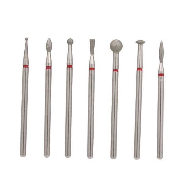 6pcs-set Ball Dia Drill Milg Cutter for Electric Manicure hine Rotary Burr Nail Gel Cuticle Clean Accessories
