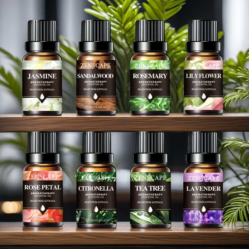 TEMU A Must-have Gift For Valentine's Day, The Gift For - A 10ml Essential Oil Set Of Pieces. Suitable For Diffusers And Humidifiers.