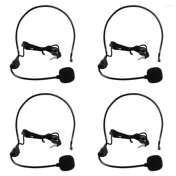 Microphones Wired Hands Free Headset Microphone Mic System Megaphone Speaker Teacher