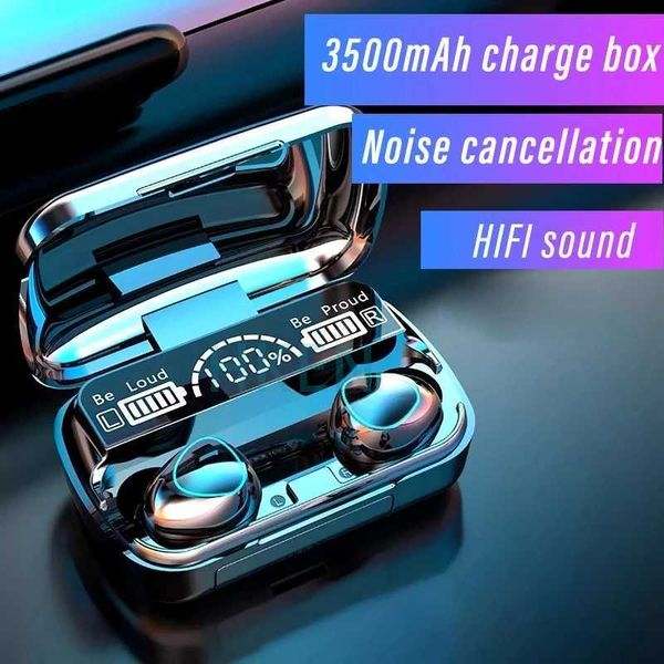 FNTWIF 3500mAh TWS Wireless Earphones Bluetooth Noise Canceling earbuds Stereo Headphones LED Display Sports Headset With MicCL240801