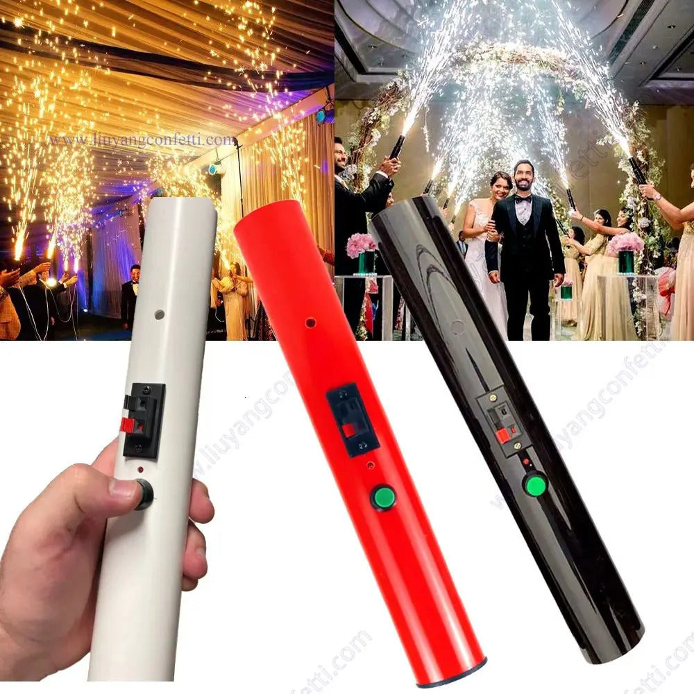 Cold Spark Fountain Tubes for MarriageWeddingBrideEngagementCouplePyro Sparker Shooter 241125