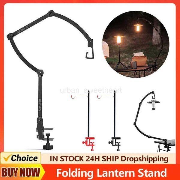 Lantern Stand Folding Lamp Stand Lamp Pole for Outdoor Camping Hiking for Picnic Hiking Fishing Backpacking Garden BBQCL240724