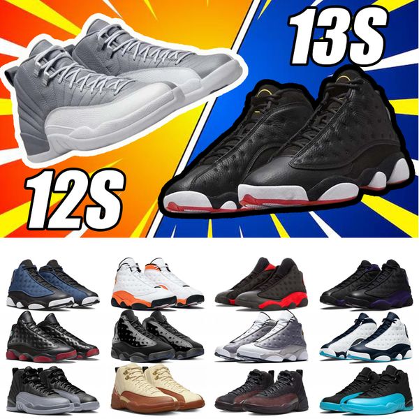 12 Cherry Mens Basketball Shoes Red Taxi jumpmaan 12s Purple Brilliant Orange Wolf Grey Flu Game Royalty Sports Sneakers jumpmaan 12s 40-47