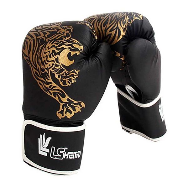 Kick Boxing Gloves For Men Women PU Karate Muay Thai Guantes De Boxeo Free Fight MMA S anda Training Adults Kids EquipmentXJ241024