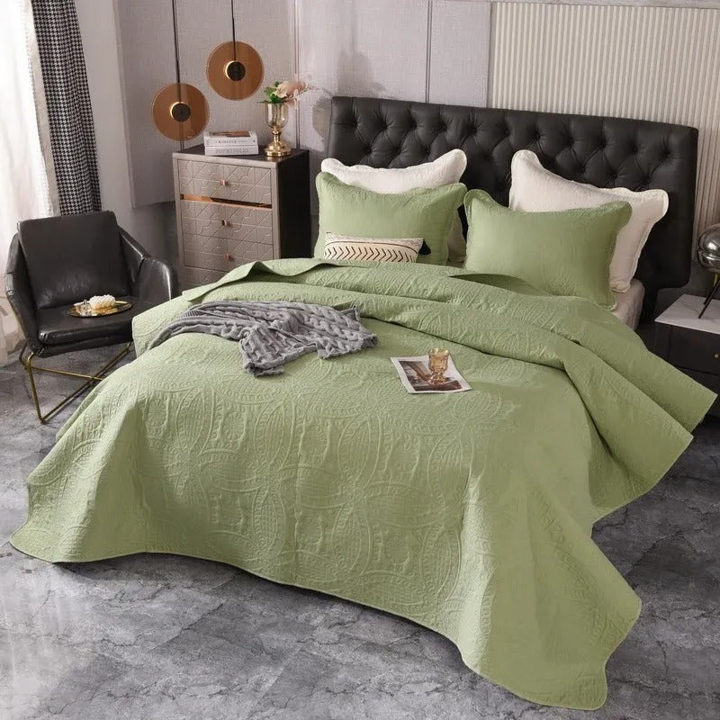 FO1 Soft Touch Cotton Bedding Collection Featuring Detailed Embroideries for Cozy Nights