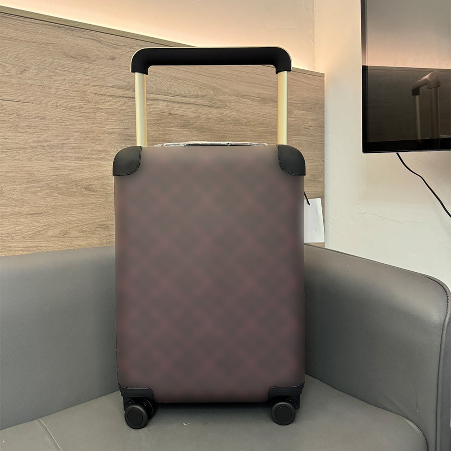 Luxury Suitcase Rolling Luggage Designer Boarding Case Genuine Leather Suitcase Classic Flower Letter wheels Carry On Trolley Case Password Travel B