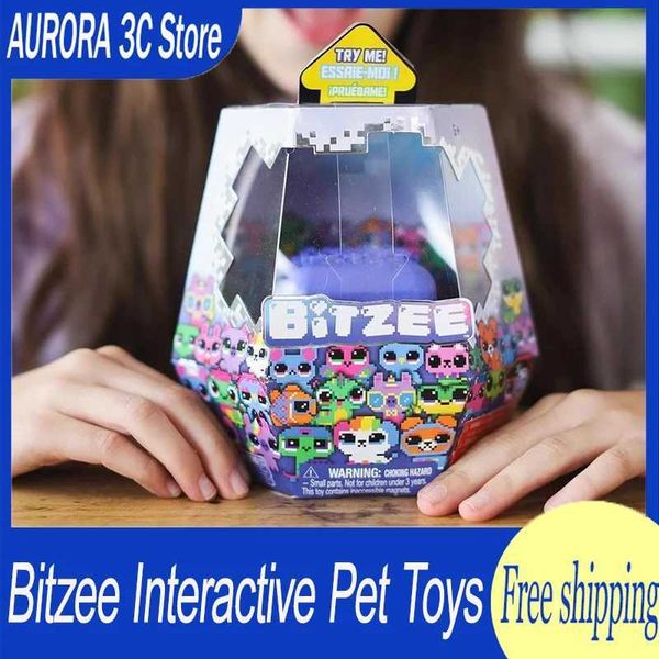 Electronics Robots Bitzee Interactive Digital Pet Toys Spinmaster Electronic Digital Pets Virtual Games Smart Tamagotchi Kids Toy Robot J241