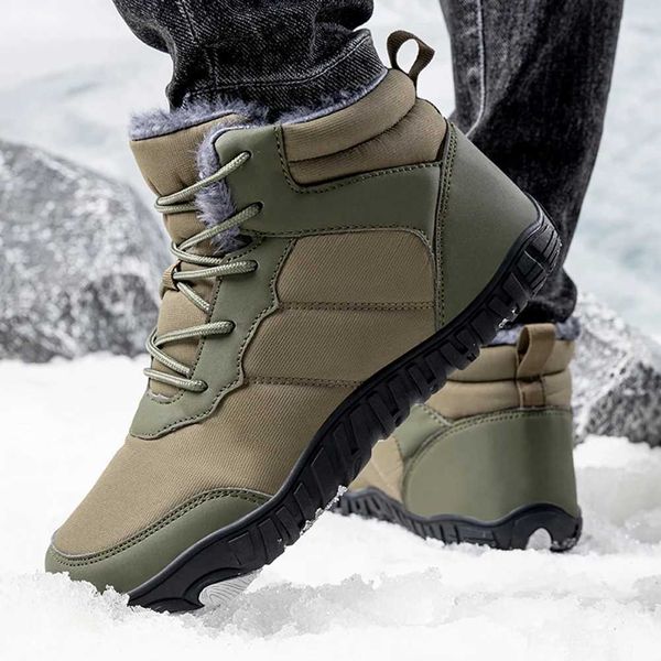 Winter snow boots barefoot hiking shoes waterproof and warm Li boots anti slip mini five finger boots Y241108