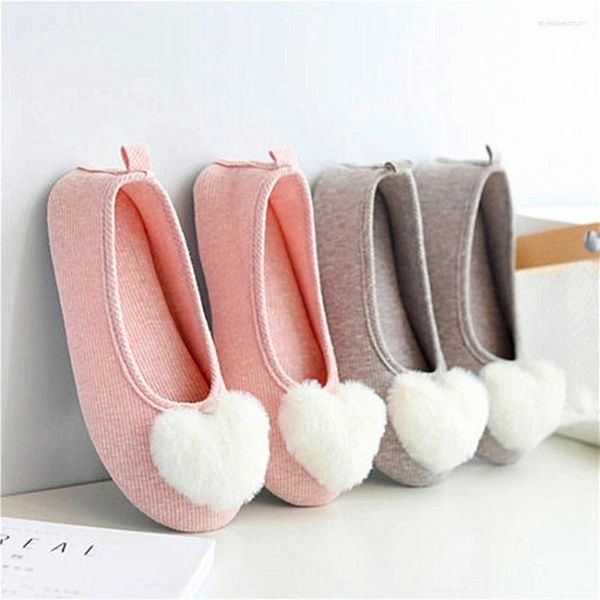 Slippers Autumn e Winter Cotton Shoes Smão de verão com espessamento respirável de primavera interno