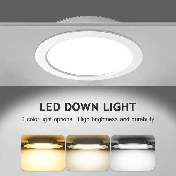LED tube light circular spotlight embedded 3W 5W 7W 9W 12W 15W 18W AC220V-240V for background ceiling kitchen living room CL240830