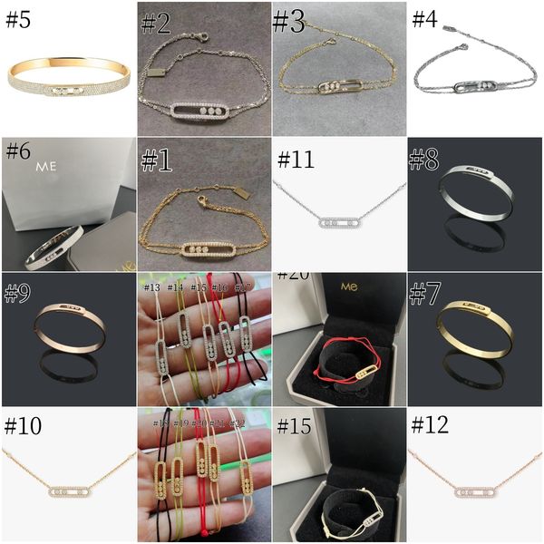 Jewelry New High Version Family Necklace with Diamond Dynamic Ball Simple and Luxury Full Collar Chain