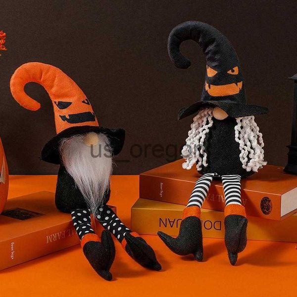 Other Home Decor Halloween Gnomes Plush Dangle Leg Faceless Doll Plush Toy Durable Halloween Decorations Party Supplies Tables Desks Bookshe