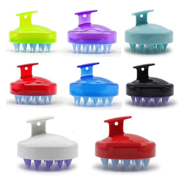 Silicone Scalp Shampoo Brush Soft Bristles to Remove Dandruff, Waterproof Hair Scrubber Head Massager Clean for Men Women Bath Massage Brush