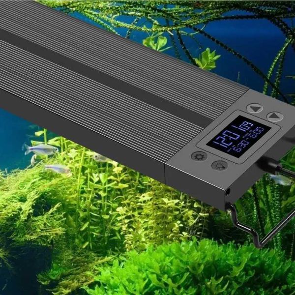 60-90CM Aquarium Light Waterproof Fish Tank LED Light Underwater Lamp Aquariums Decor Lighting Planted Lights EU Plug Z250205