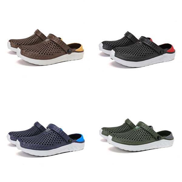 Free Shipping men slides designer sandals slippers Platform wear resistant toryburchi sandals Black blue white sandal mens slipper Flip Flop