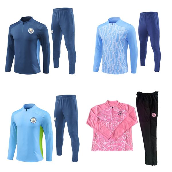 24 25 soccer tracksuits HAALAND DE BRUYNE PHILLIPS MANS CITIES GREALISH FERRAN MAHREZ FODEN BERNARDO JOAO CANCELO Z RODRIGO football tracksu