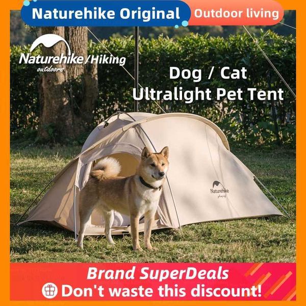Tents and Shelters Naturehike Pet Tent House Cat Bed Ultralight Pet Camping Tent Portable Teepee Available For Dog Puppy Excursion Outdoor I