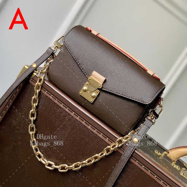Messenger bag Shoulder bag Designer Handbag Small 21.5cm Luxury Crossbody bag Calfskin Leather Mirror 1:1 quality Fashion Chain bag Canvas b