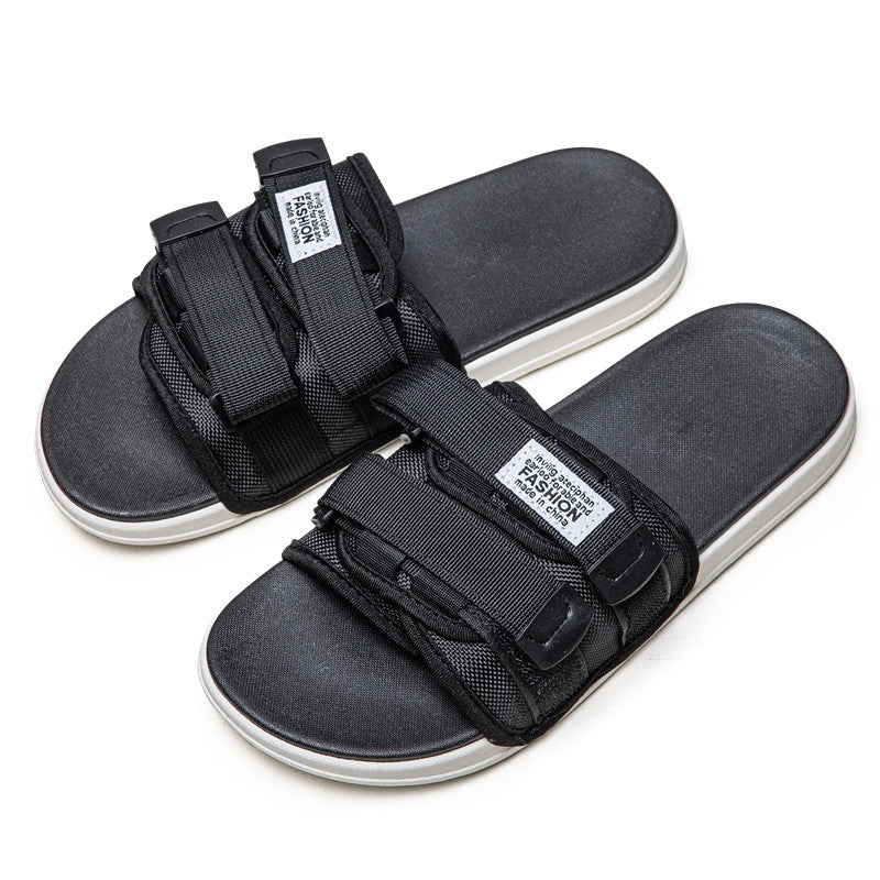 2023 Fashion New Men Slippers Outdoor Sandals Beach High Quality Casual Shoes Mens Slides Women Flip-flops Indoor Slippers