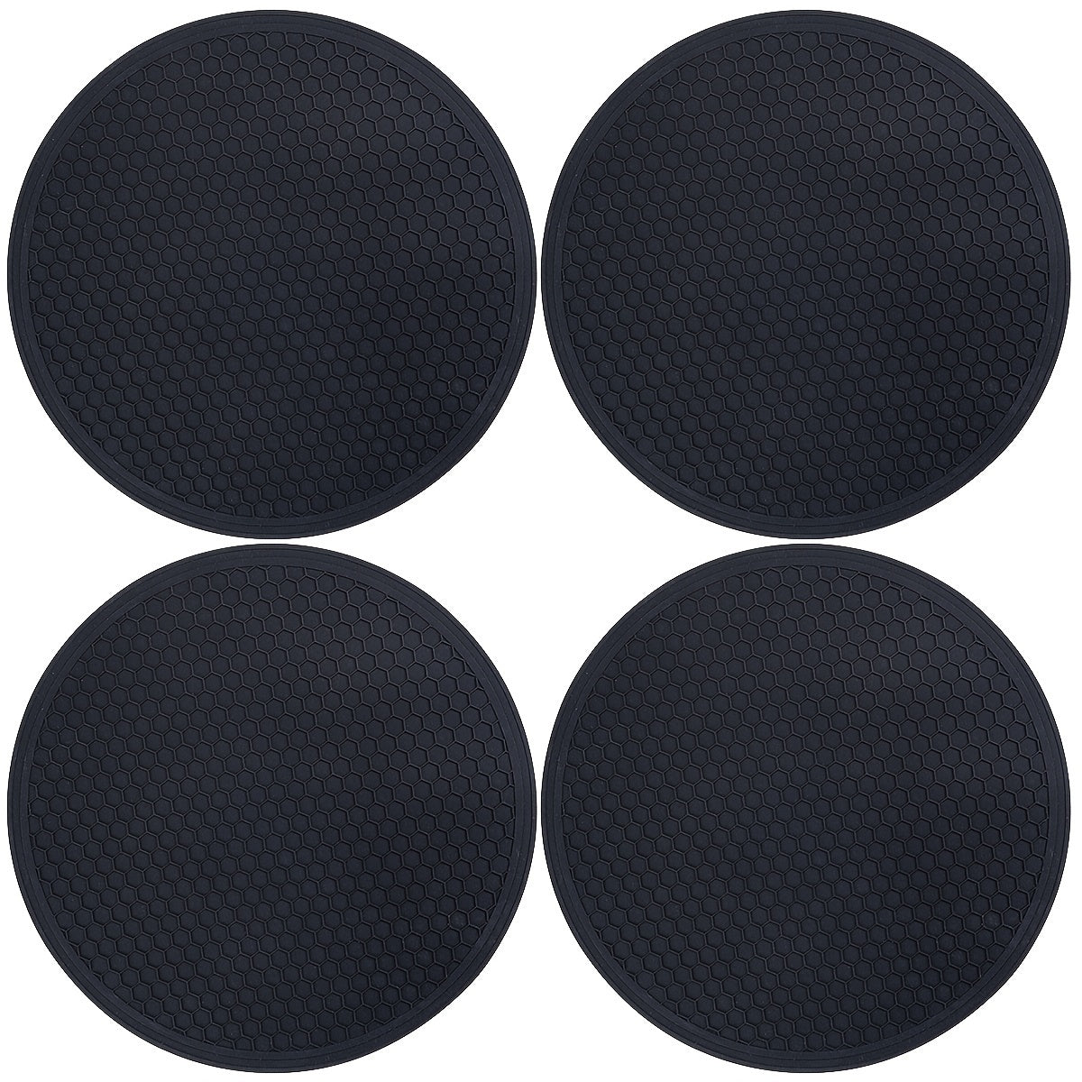 TEMU 4pcs Placemat, Silicone Microwave Mat, Large Multifunctional Microwave Table Mat, Heat Resistant Table Mat, Pot Mat, Kitchen Hot Mat, Microwave