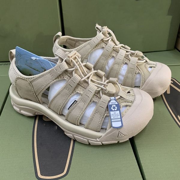 Designer slides sandals slippers men women canvas Rubber non-slip sole Platform Summer Comfortable Beach outdoor Wading shoes flip flop shoe