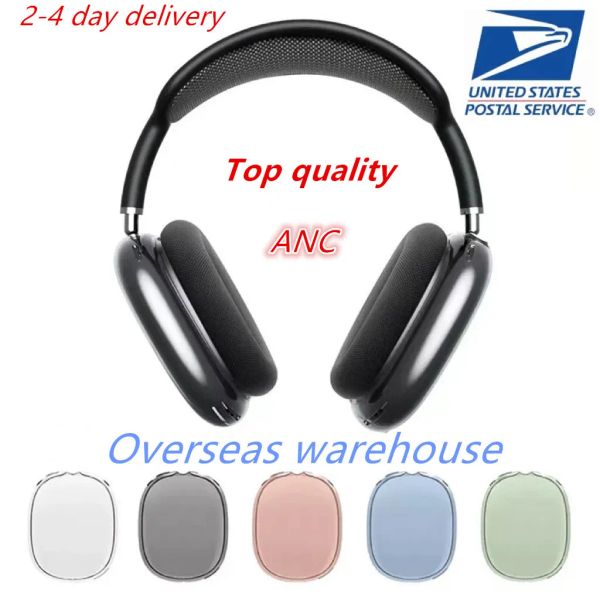 For Max Accessories Solid Silicone High Custom Waterproof Protective plastic Airpod MAXS ANC Headphone Travel Case
