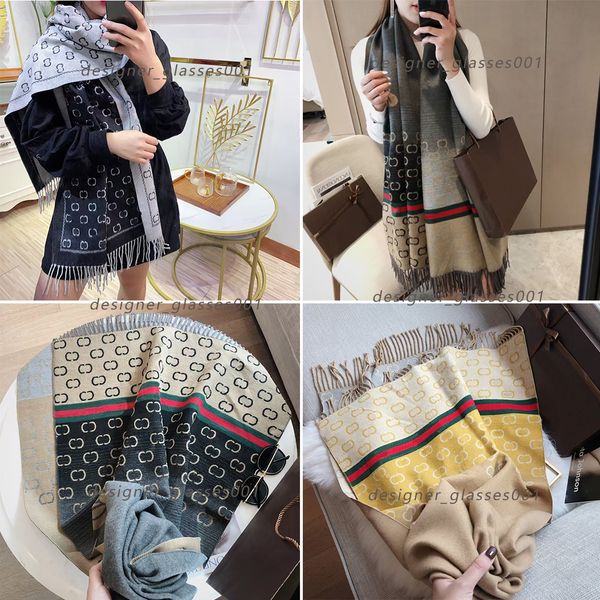 Womens Scarf designer Winter scarf luxury scarf Stylish Women Scarf Classic Full Letter designer scarf Soft Smooth Warm Wraps With Tag Autum