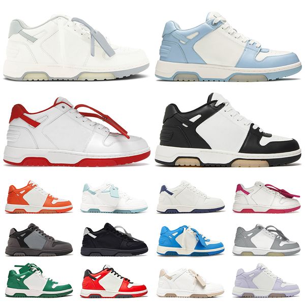 out of office casual designer shoes for mens womens ooo low tops Plate-forme walking light blue luxury shoes black pink sport sneakers train