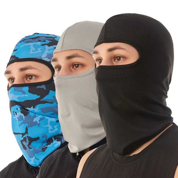 Motorcycle Mask Cycling Balaclava Full Cover Face Mask Hat Balaclava Quick Dry Lycra Ski Neck Summer Sun Ultra UV ProtectionXJ240828
