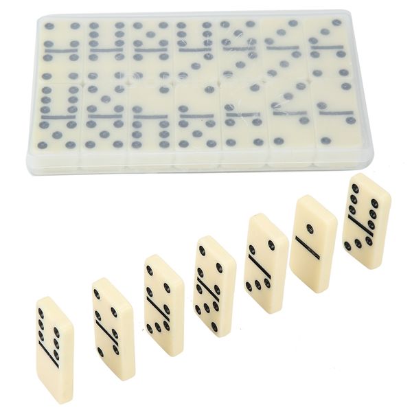 28Pcs-Set Wooden Domino Board Games Travel Funny Table Game Domino Toys Kid Children Educational Toys For Children Gifts
