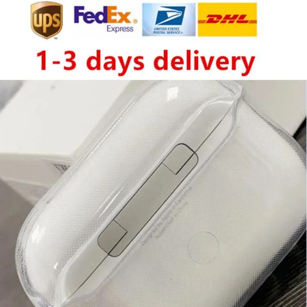US Stock EU Stock For Airpods pro 2 3 4 air pods 2 4 Earphones Bluetooth Headphone Accessories Solid