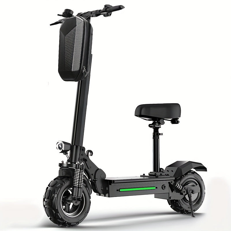 TEMU Creative Electric Scooter Handle Storage Bag- Durable Eva Shell, Large Capacity Detachable Design, Suitable For Bicycles And Balance Bikes,