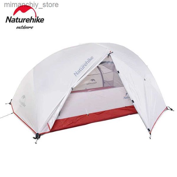 Tents and Shelters Naturehike Camping Tent Star River 2 Person Dome Tent Doub Layer Ultralight Backpacking Tent Waterproof Outdoor Travel Te