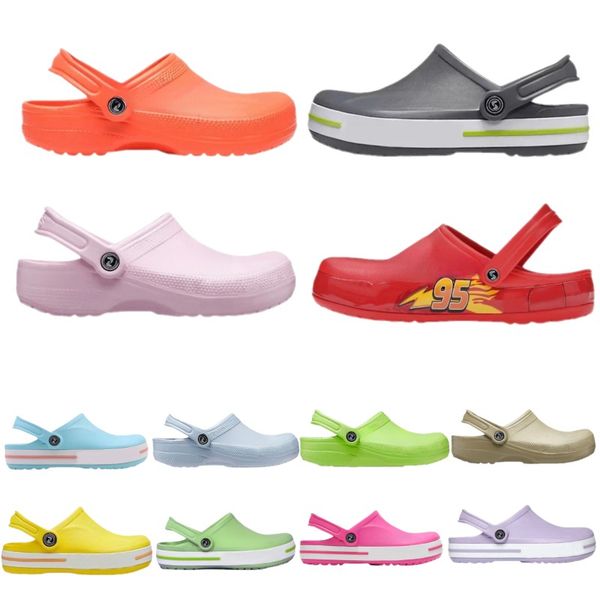 Stylish designer shoes platform sandals famous designer women clogs size 36-46 flats multicolors breathable letter summer luxury sandals lei