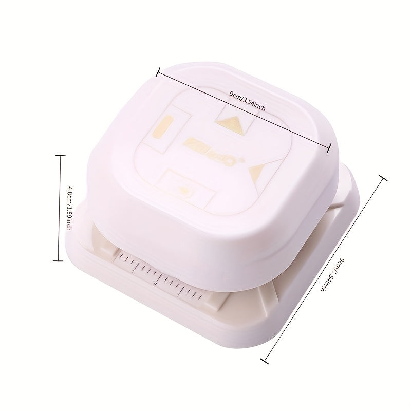 TEMU Paper Hole Puncher, Multi-functional Embossed Hole Puncher, Diy Corner Cutter For Diaries And , Cutting Tool For Notebooks And Office Supplies