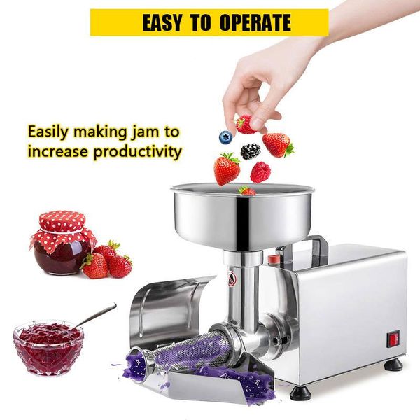 Electric Tomato Sauce Strainer Machine Fruit Jam Making Machine Tomato Milling Jam Press Machine