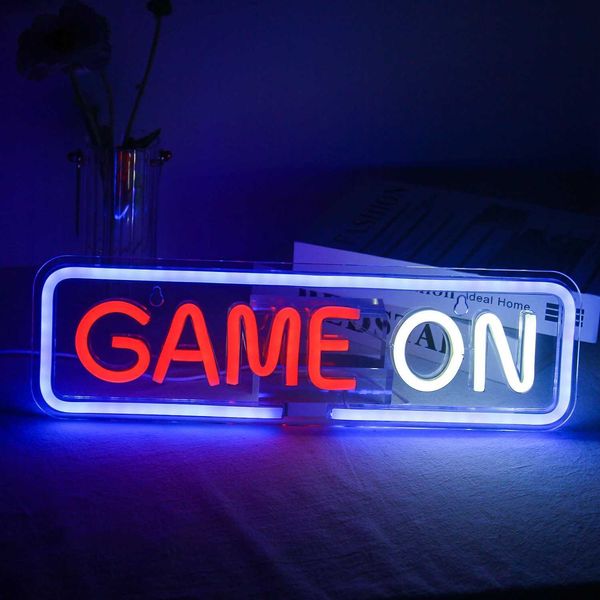 New Arrival Wanxing Gamer On Neon Light Custom LED Signs Lamp Punk Men Dorm Boy Bedroom Design Additions To The Room Decor Personalized Gift