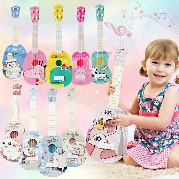 Kids Guitar Musical Instrument Ukulele Musical Toys for Baby Learning Toys Educational Toys for Children Toddler Music Games Y240813