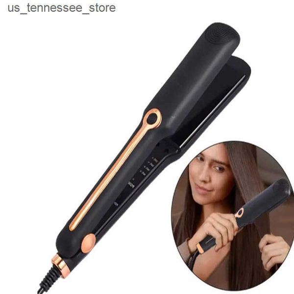 Hair Curlers Straighteners Professional Flat Iorn Straightener And Curler ceramic High Heat flat irons home Salon hair styler tools J241118