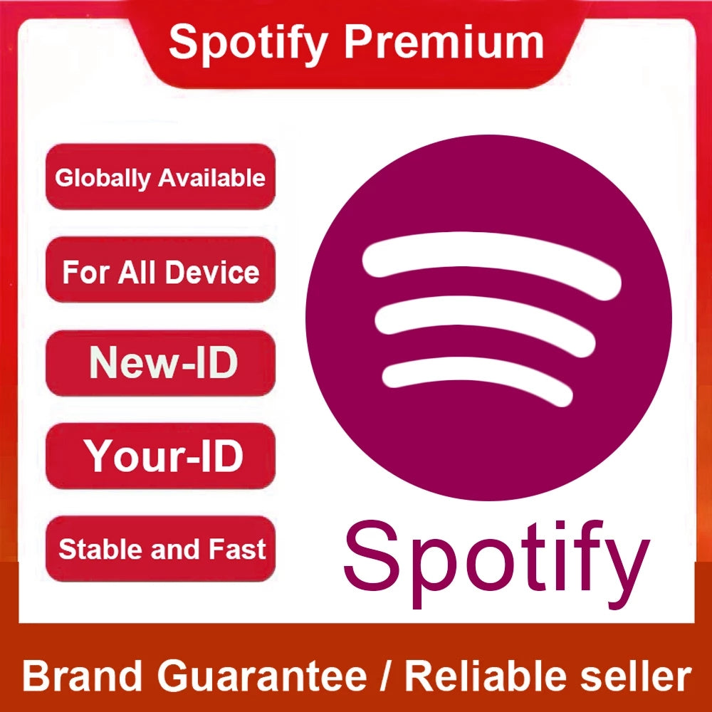 Spotify Premium MP3 & MP4 Players Brand New Spotify 12 Months Naifee Joy Works On Theatre Android IOS Mac PC Smart TV WIFI Speaker Region Free