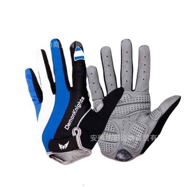 Sports Gloves Cycling Full Finger Long Thickened Shock Absorption Men And Women Mountain Bike Equipment Fitness 230821