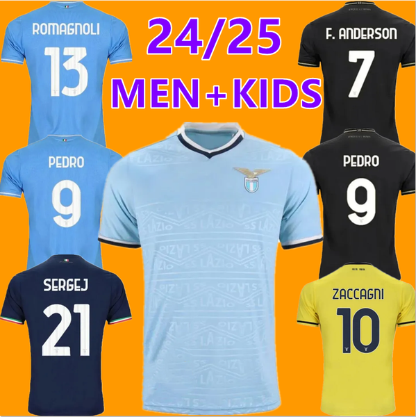 24-25 LaZIo football shirts Immobile soccer Jerseys PEDRO ROVELLA Anniversary maglie 2024 IMMOBILE BASTOS SERGEJ BADELJ LUCAS J.CORREA ACERB