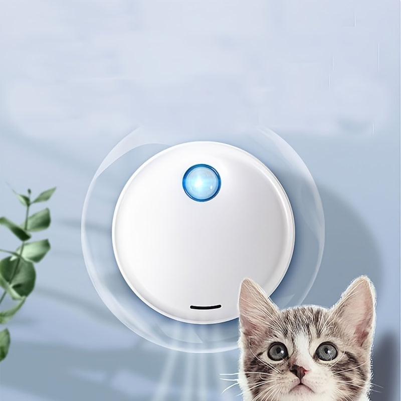 TEMU 1pc Cat Odor Purifier, Intelligent Automatic Litter Box Air Machine, 24-hour Monitoring, Pet Friendly, Intelligent Induction Lamp, Deodorant