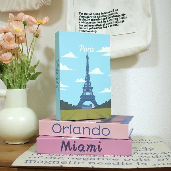 Openable Decoration Books Bookshelf Ornaments Modern Living Room Fake Books Luxury Decoration Coffee Table Storage Box Book M240903